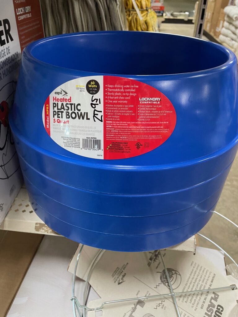 Plastic Pet Bowl Heater
