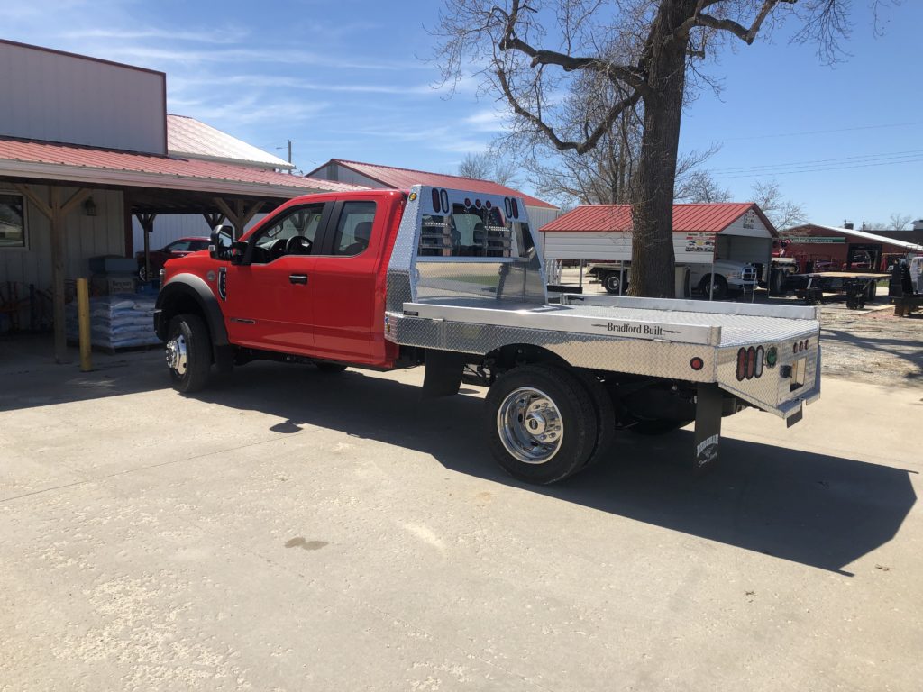 Bradford Built Flat Bed Installation